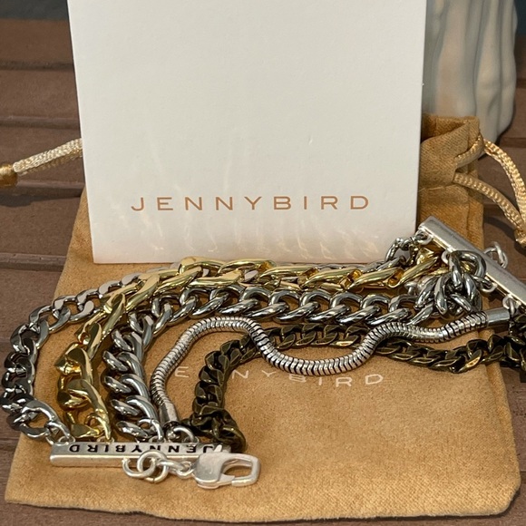 Jenny Bird Austin Cuff Layered Chain Bracelet - Picture 9 of 12